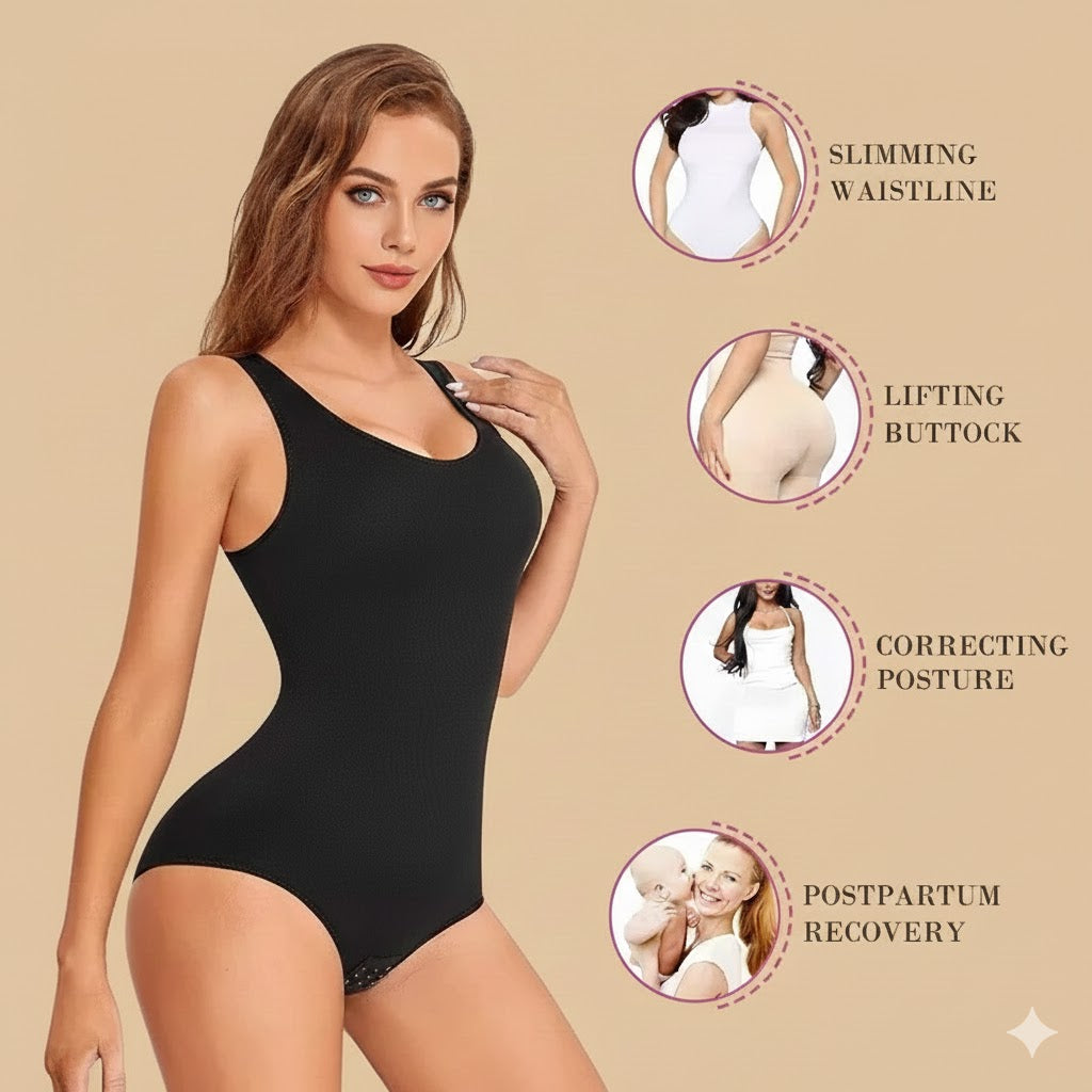 Sculpting Round Neck Bodysuit